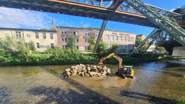 Renaturierung Wupperabschnitt Bayer - Kabelstraße